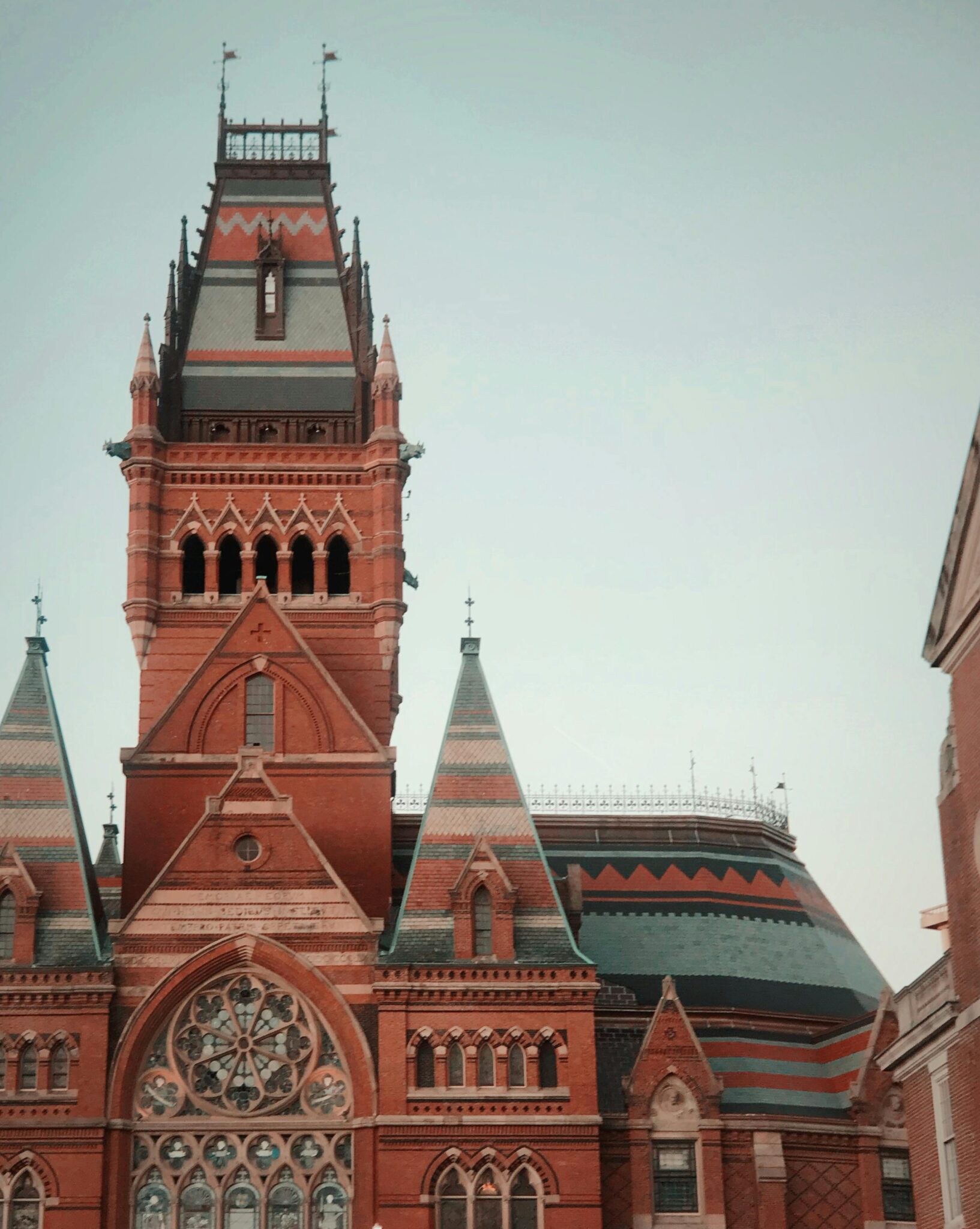 Photo of Memorial Hall at Harvard university