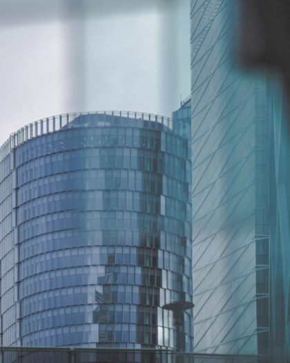 a view of some very tall buildings in a city