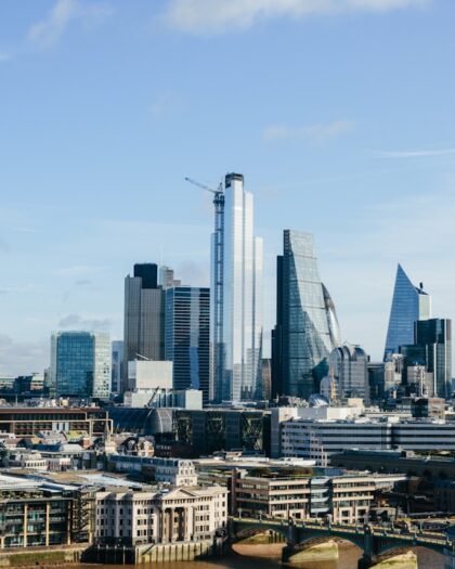 city skyline under blue sky during daytime